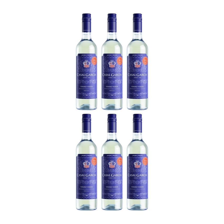 Casal Garcia Vinho Verde Weisswein Weiss halbtrocken Portugal (6 x 0.75 l) - Versanel - 