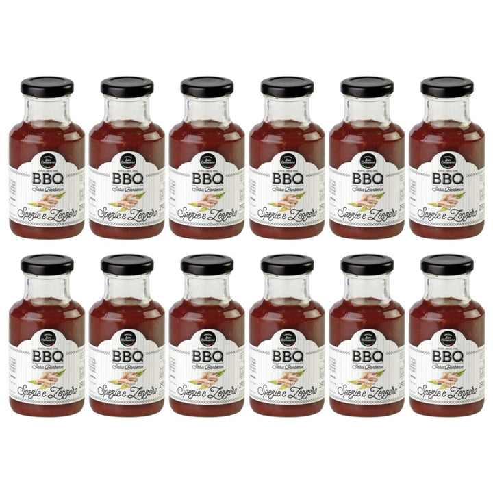 Cascina San Cassiano BBQ - Sauce mit Tomaten Ingwer und Gewürze Italien (12 x 290g) - Versanel - 