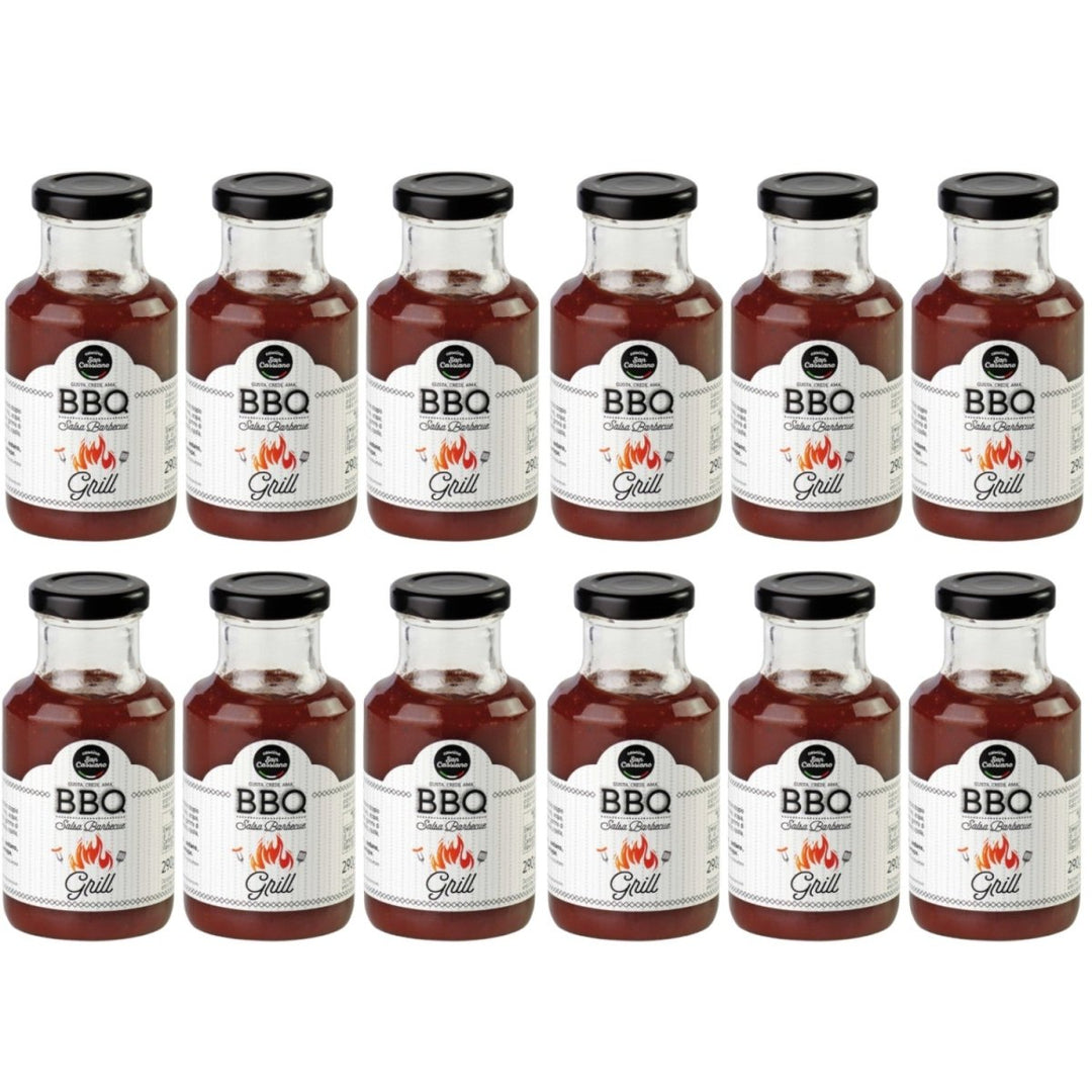 Cascina San Cassiano BBQ - Sauce mit Tomaten und Gewürze Italien (12 x 290g) - Versanel - 