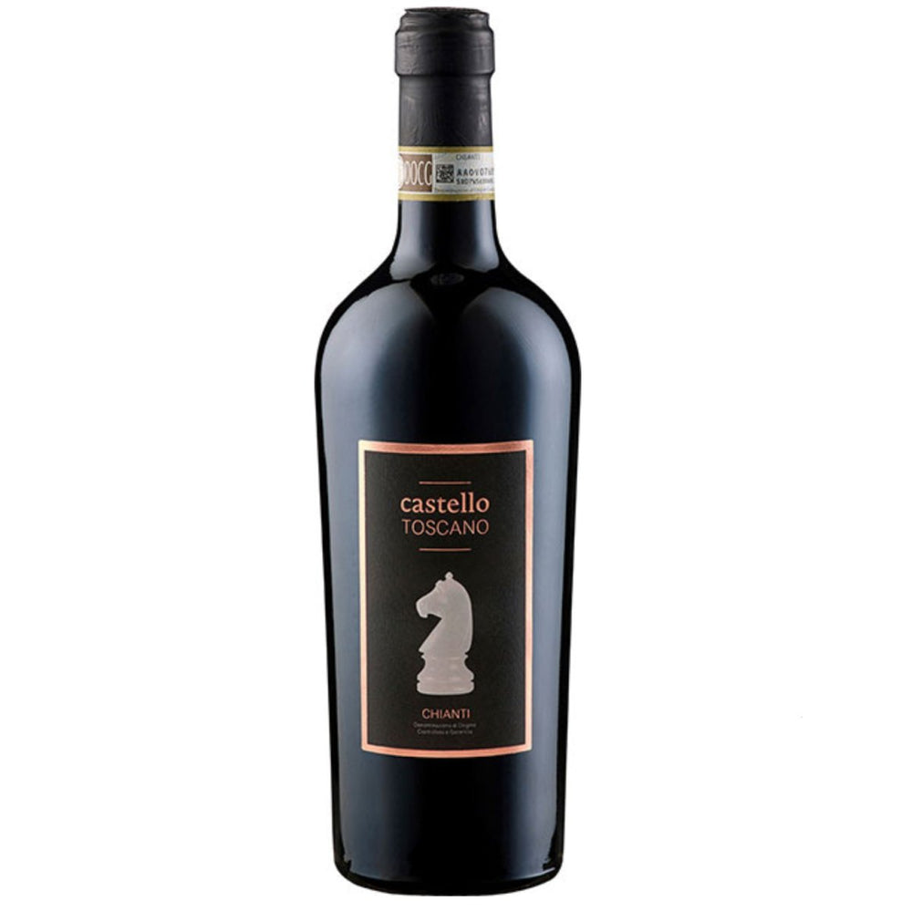 Castello Toscano Chianti Sangiovese DOCG Trocken Rotwein Wein Italien (6 x 0.75 l) - Versanel - Wein