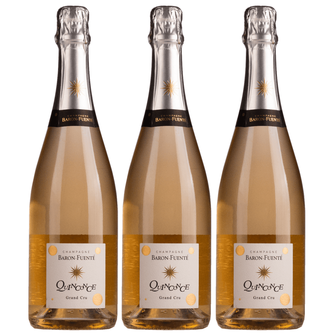 Champagne Baron Fuenté Esprit Quinconce Grand Cru Schaumwein weiss Frankreich (3 x 0,75l) - Versanel - Wein