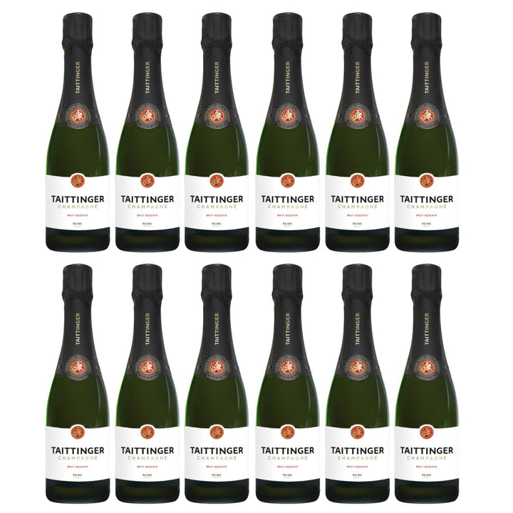 Champagne Taittinger Brut Réserve Schaumwein Trocken Weiss Frankreich (12 x 0,375l) - Versanel - 