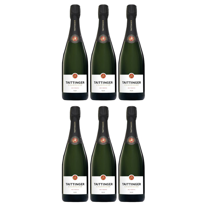Champagne Taittinger Brut Réserve Schaumwein Trocken Weiss Frankreich (6 x 0,75l) - Versanel - 