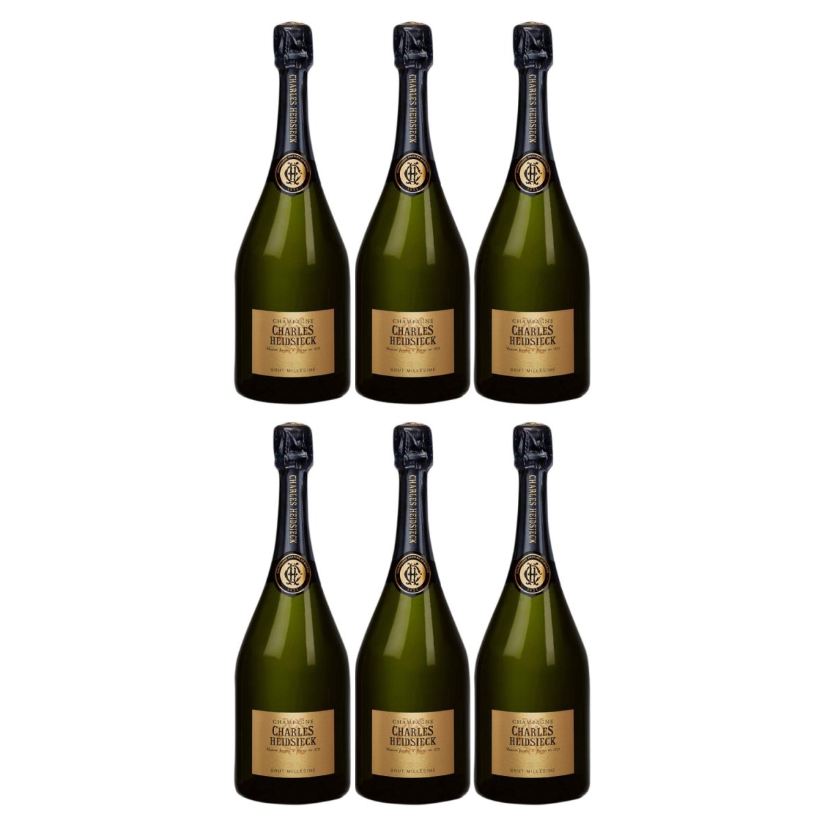 Charles Heidsieck Brut Champagne Champagner Schaumwein Frankreich (6 x 0.75l) - Versanel - 