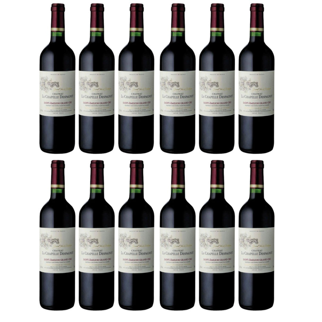 Château la Chapelle Despagnet Saint Emilion Grand Cru AOC Rotwein Wein trocken Frankreich (12 x 0,75l) - Versanel - Wein