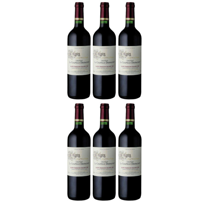 Château la Chapelle Despagnet Saint Emilion Grand Cru AOC Rotwein Wein trocken Frankreich (6 x 0,75l) - Versanel - Wein