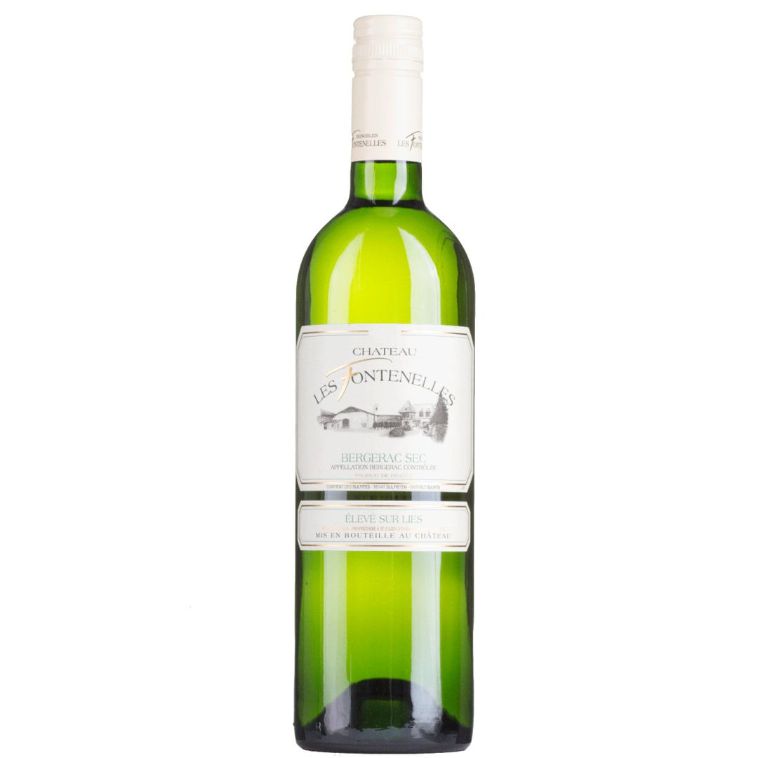 Château Les Fontenelles Bergerac Blanc Sec Weißwein Weiss Trocken Frankreich (12 x 0,75l) - Versanel - Wein