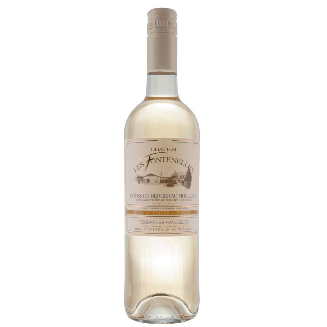 Château Les Fontenelles Bergerac Moelleux Weißwein Wein Weiss Süß Frankreich (1 x 0,75l) - Versanel - Wein