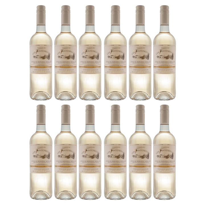 Château Les Fontenelles Bergerac Moelleux Weißwein Wein Weiss Süß Frankreich (12 x 0,75l) - Versanel - Wein