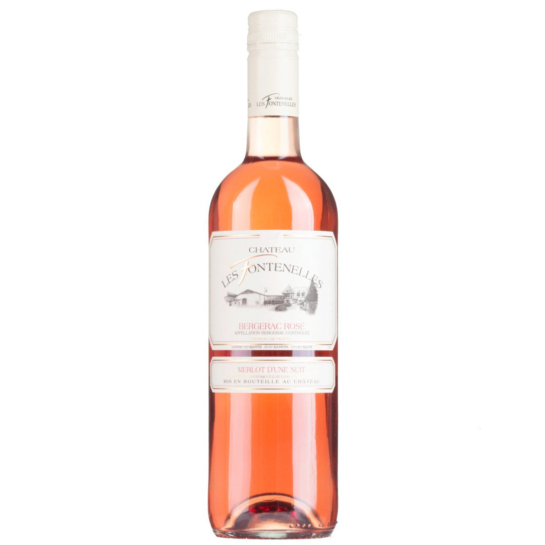 Château Les Fontenelles Bergerac Roséwein Rosé trocken Frankreich (12 x 0,75l) - Versanel - Wein