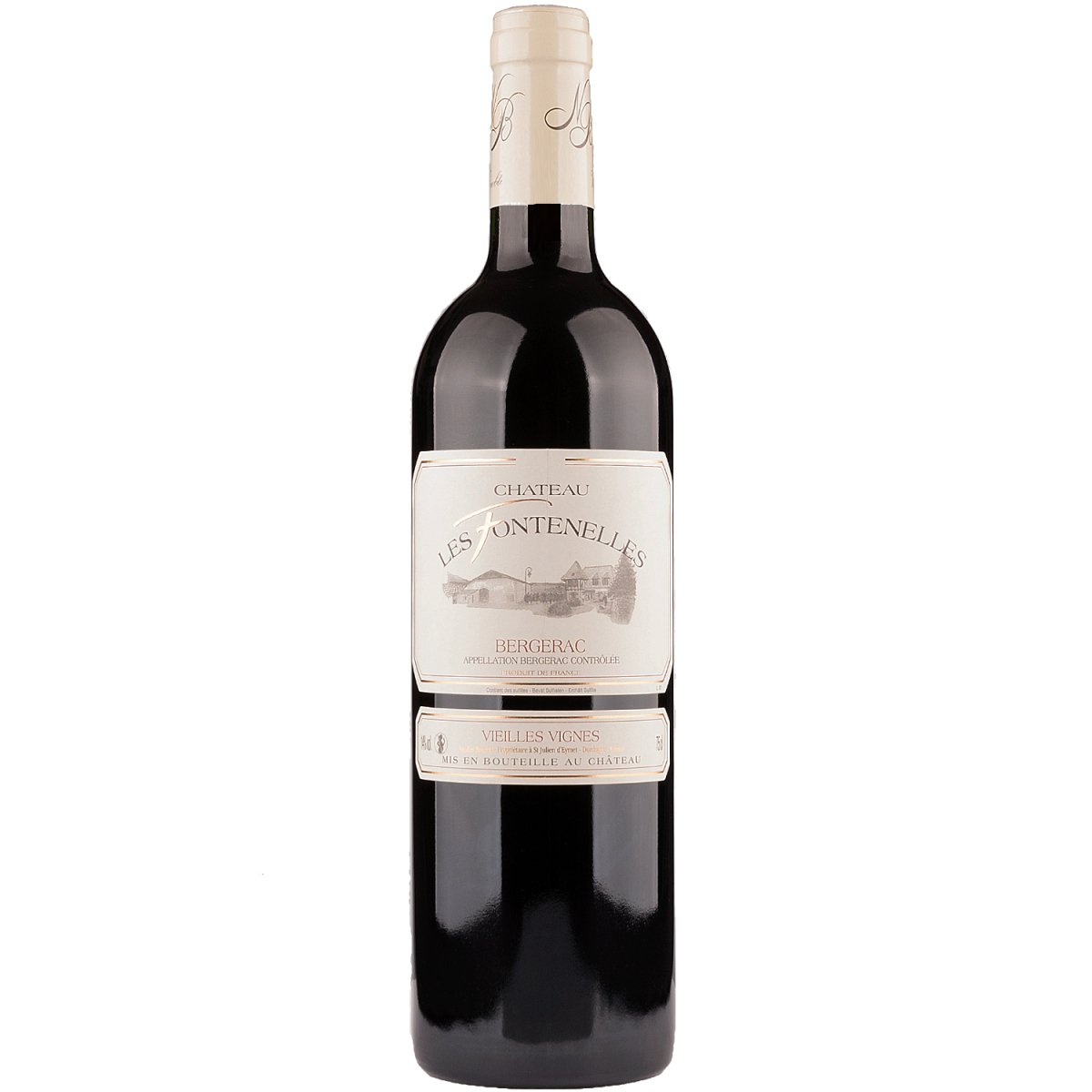 Château Les Fontenelles Bergerac Rouge Rotwein Rot trocken Frankreich (1 x 0,75l) - Versanel - Wein