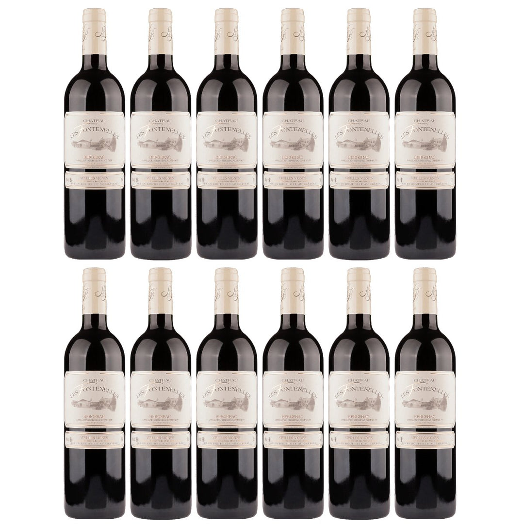 Château Les Fontenelles Bergerac Rouge Rotwein Rot trocken Frankreich (12 x 0,75l) - Versanel - Wein