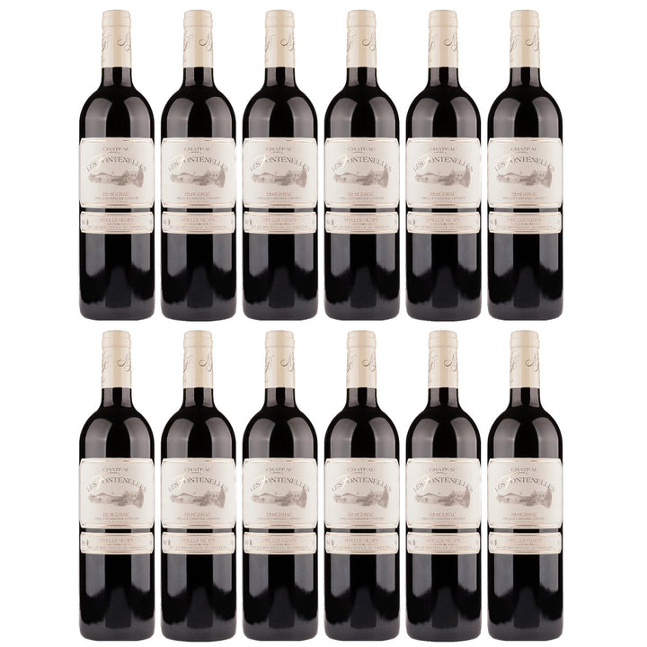 Château Les Fontenelles Bergerac Rouge Rotwein Rot trocken Frankreich (12 x 0,75l) - Versanel - Wein