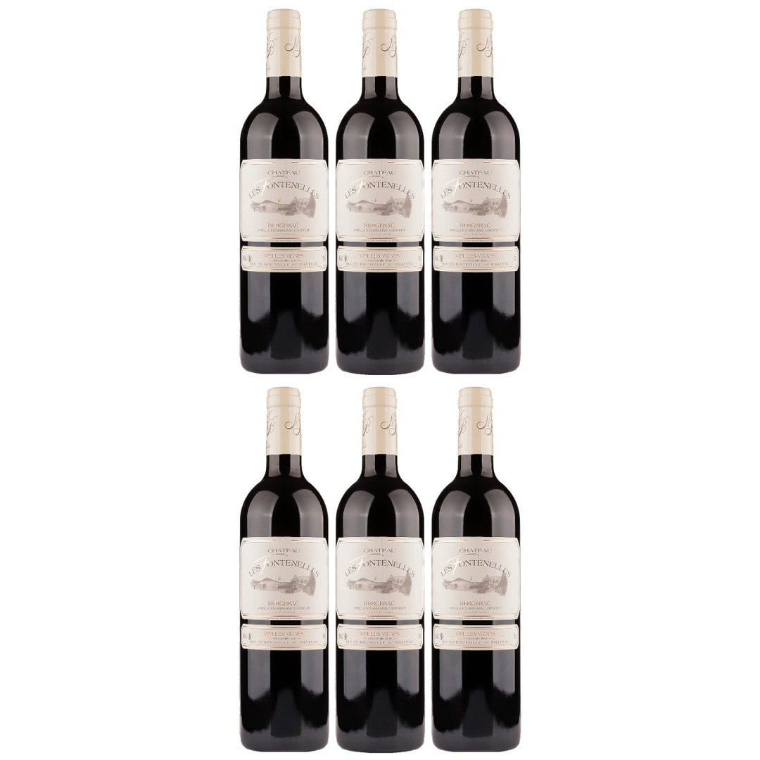 Château Les Fontenelles Bergerac Rouge Rotwein Rot trocken Frankreich (6 x 0,75l) - Versanel - Wein