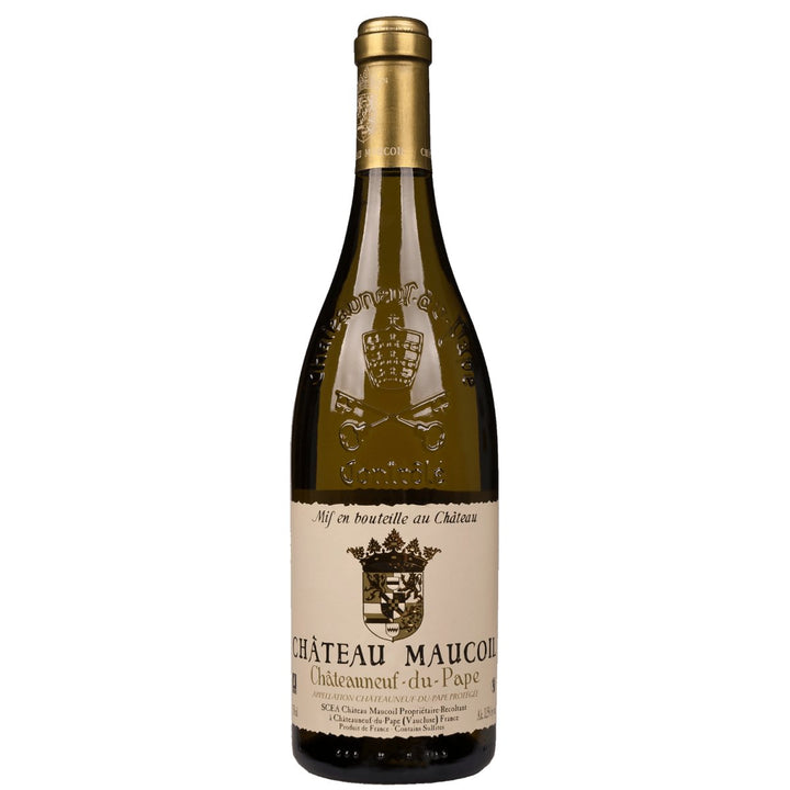Château Maucoil Châteauneuf - du - Pape Blanc Weißwein Weiss trocken bio Frankreich (12 x 0,75l) - Versanel - Wein