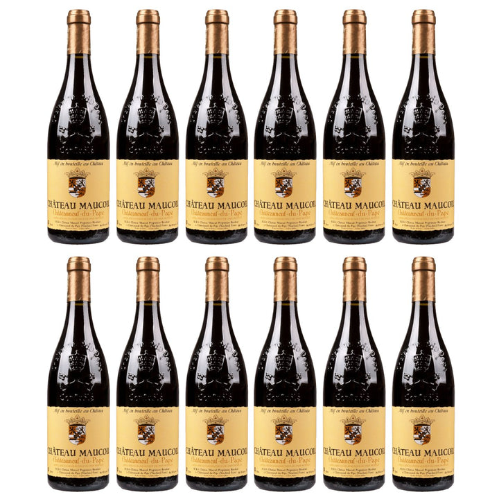 Château Maucoil Châteauneuf - du - Pape Rouge Rotwein trocken Rot bio Frankreich (12 x 0,75l) - Versanel - Wein