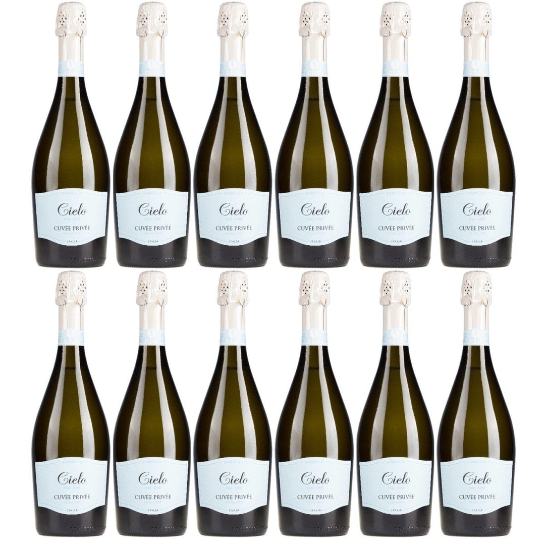 Cielo e Terra Brut Spumante Cuvée Privée Schaumwein Wein Italien (12 x 0,75l) - Versanel - 