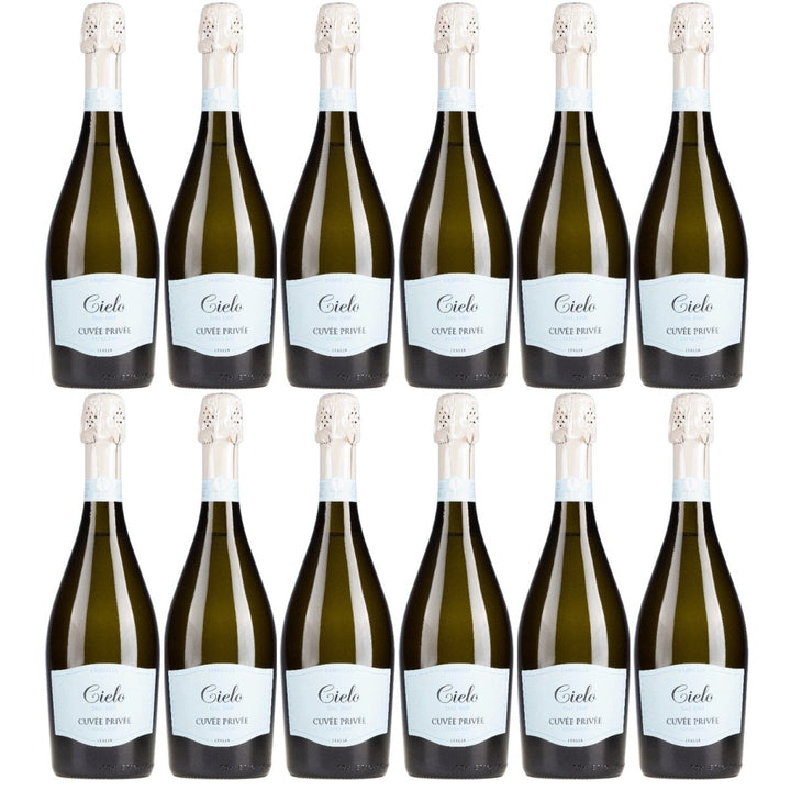 Cielo e Terra Brut Spumante Cuvée Privée Schaumwein Wein Italien (12 x 0,75l) - Versanel - 