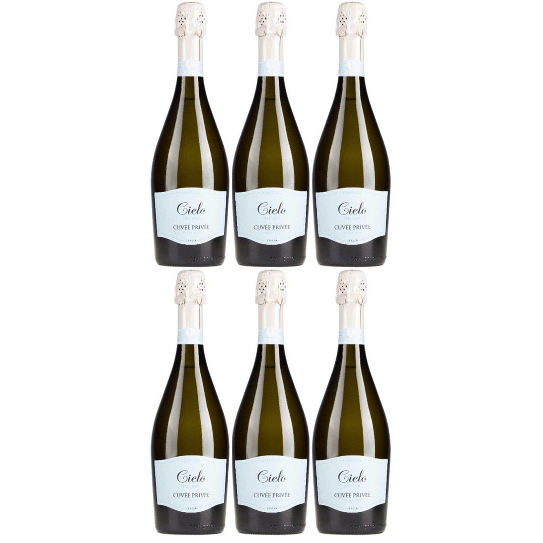 Cielo e Terra Brut Spumante Cuvée Privée Schaumwein Wein Italien (6 x 0,75l) - Versanel - 