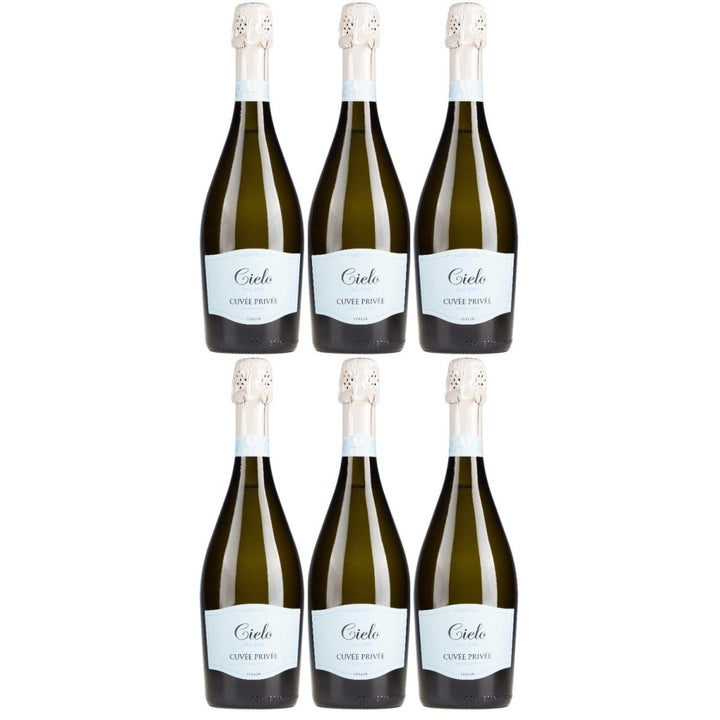 Cielo e Terra Brut Spumante Cuvée Privée Schaumwein Wein Italien (6 x 0,75l) - Versanel - 