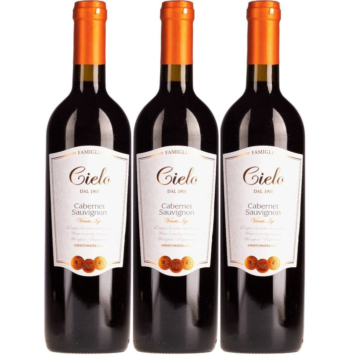 Cielo e Terra Cabernet Sauvignon IGT Veneto Rotwein Rot Trocken Italien (3 x 0,75l) - Versanel - 