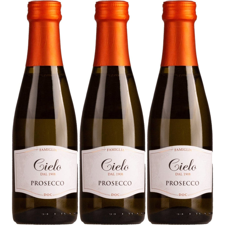 Cielo e Terra Frizzante Piccolo Glera Schaumwein Italien (3 x 0,2l) - Versanel - 