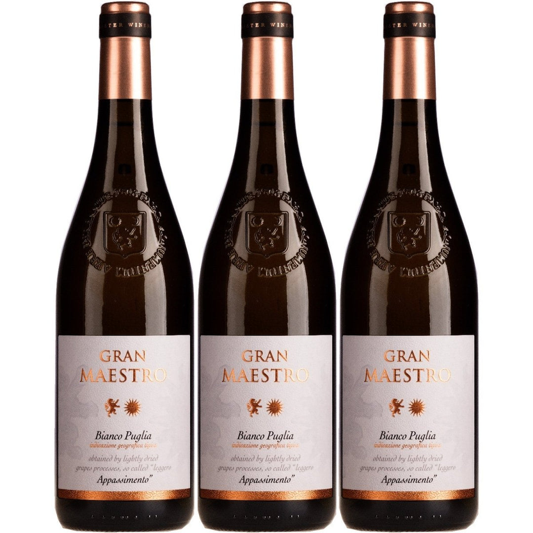 Cielo e Terra Gran Maestro Appassimento Bianco Weißwein Weiß Trocken Italien (3 x 0,75l) - Versanel - 