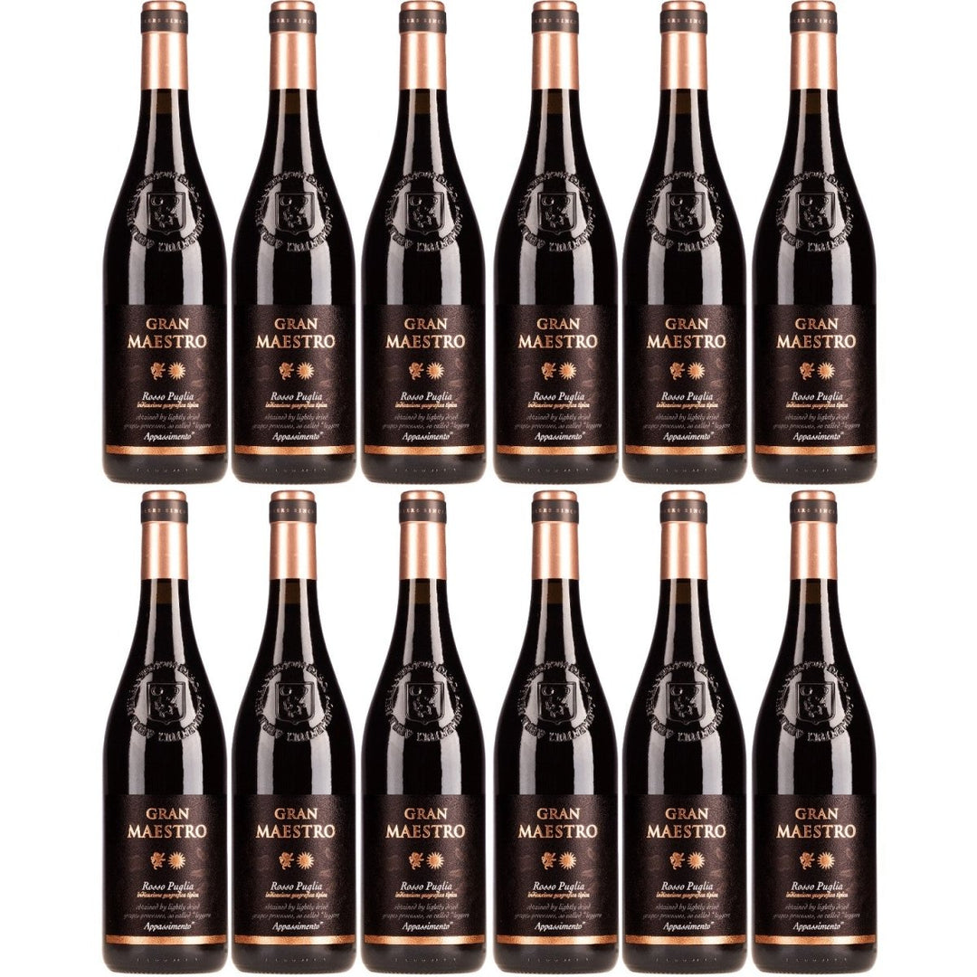 Cielo e Terra Gran Maestro Appassimento Rosso Rotwein Rot Trocken Italien ( 12 x 0,75l) - Versanel - 