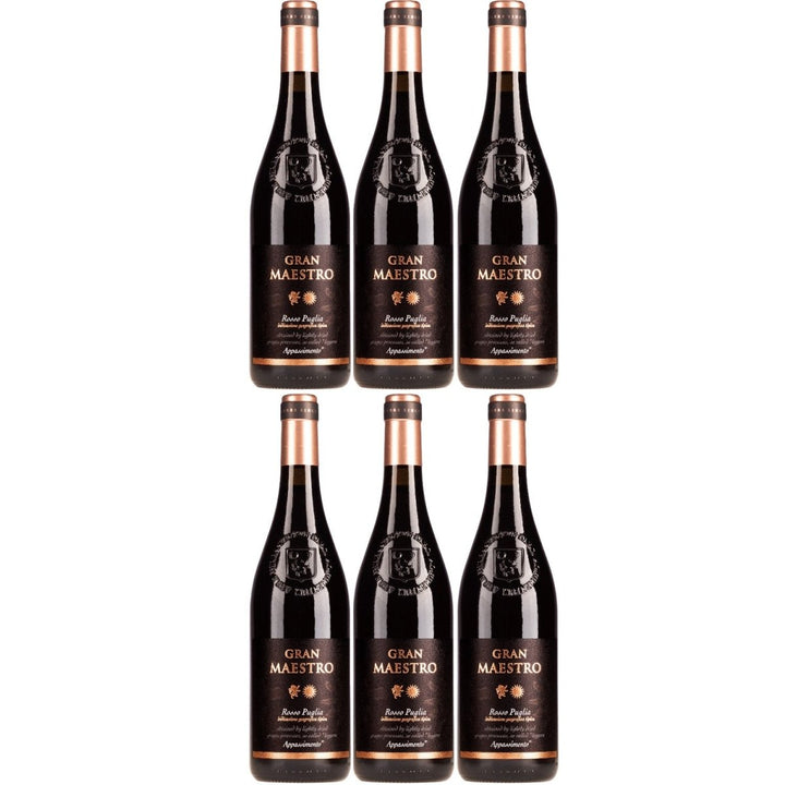 Cielo e Terra Gran Maestro Appassimento Rosso Rotwein Rot Trocken Italien ( 6 x 0,75l) - Versanel - 