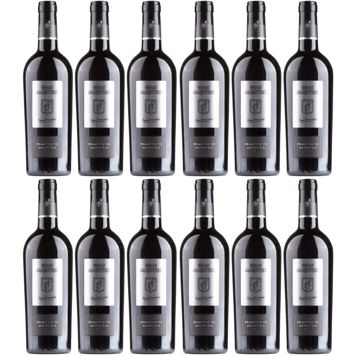 Cielo e Terra Gran Maestro Primitivo di Manduria Rotwein Rot Trocken Italien (12 x 0,75l) - Versanel - 