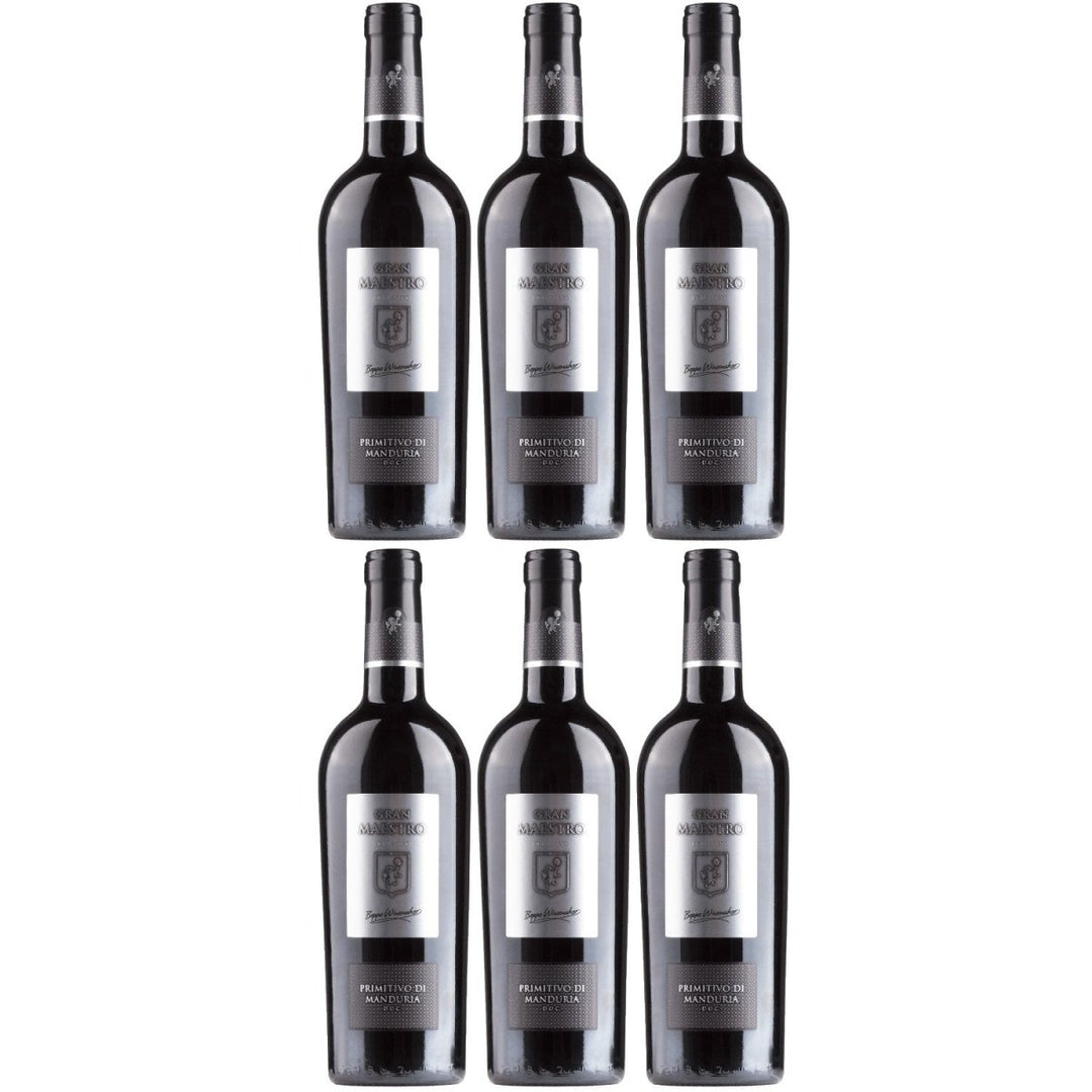 Cielo e Terra Gran Maestro Primitivo di Manduria Rotwein Rot Trocken Italien (6 x 0,75l) - Versanel - 