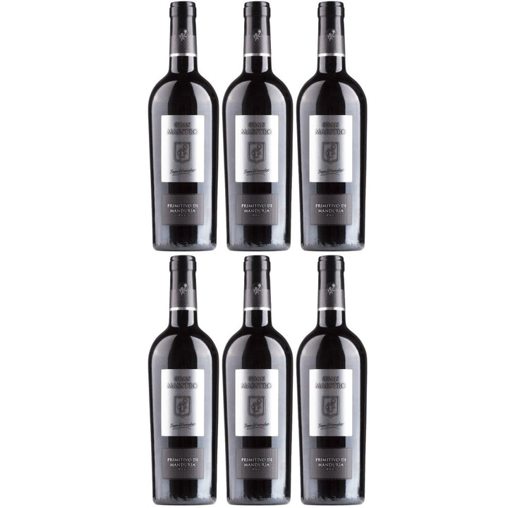 Cielo e Terra Gran Maestro Primitivo di Manduria Rotwein Rot Trocken Italien (6 x 0,75l) - Versanel - 