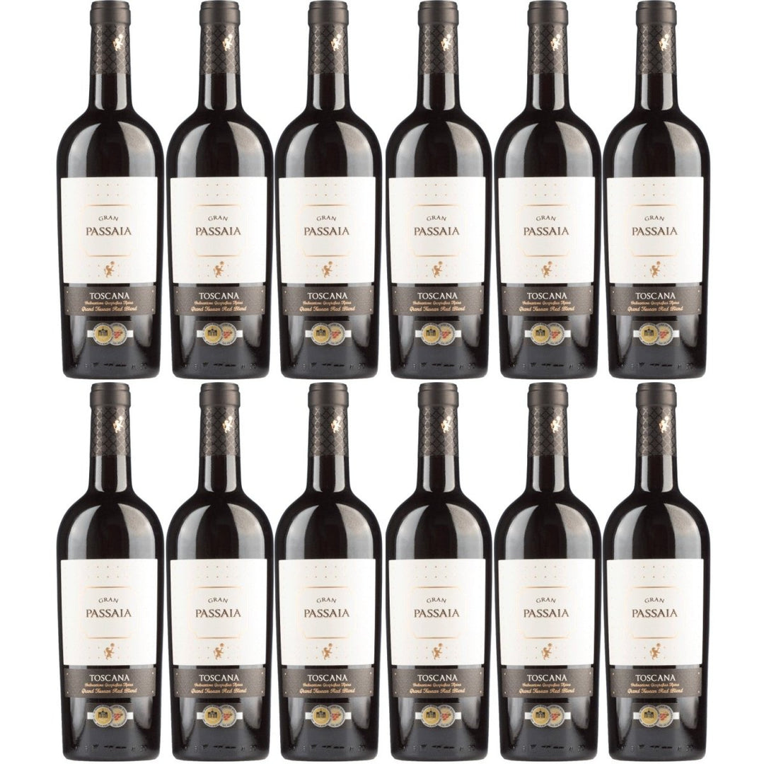 Cielo e Terra Gran Passaia Rosso Toscano Rotwein Rot Trocken Italien (12 x 0,75l) - Versanel - 