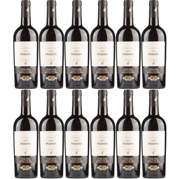 Cielo e Terra Gran Passaia Rosso Toscano Rotwein Rot Trocken Italien (12 x 0,75l) - Versanel - 