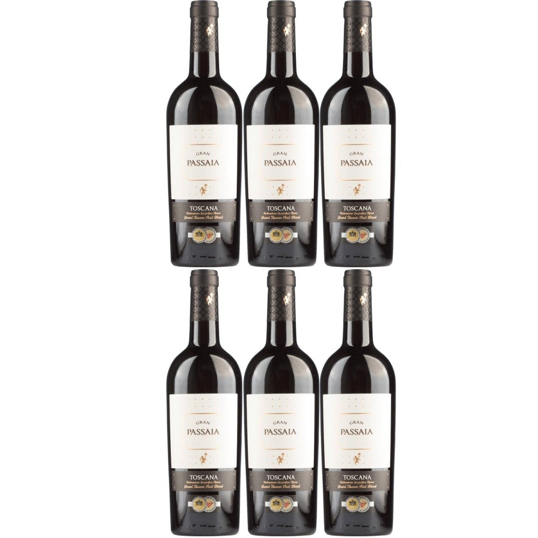 Cielo e Terra Gran Passaia Rosso Toscano Rotwein Rot Trocken Italien (6 x 0,75l) - Versanel - 