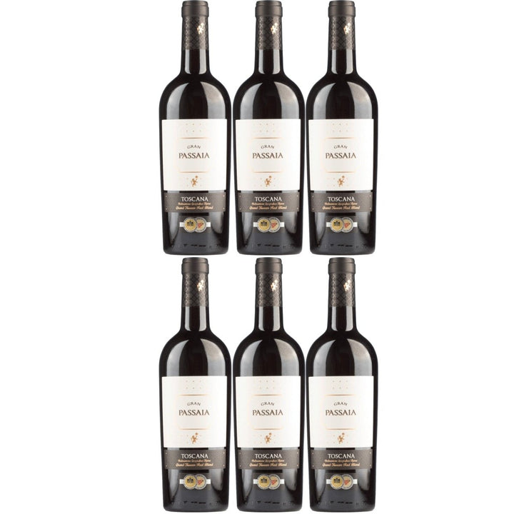 Cielo e Terra Gran Passaia Rosso Toscano Rotwein Rot Trocken Italien (6 x 0,75l) - Versanel - 