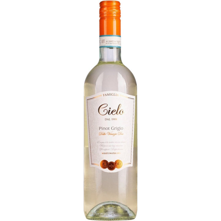 Cielo e Terra Pinot Grigio Weisswein Wein Trocken IGT Veneto Italien (12 x 0,75l) - Versanel - 