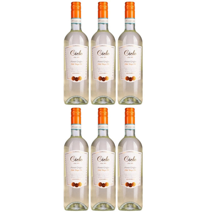 Cielo e Terra Pinot Grigio Weisswein Wein Trocken IGT Veneto Italien (6 x 0,75l) - Versanel - 