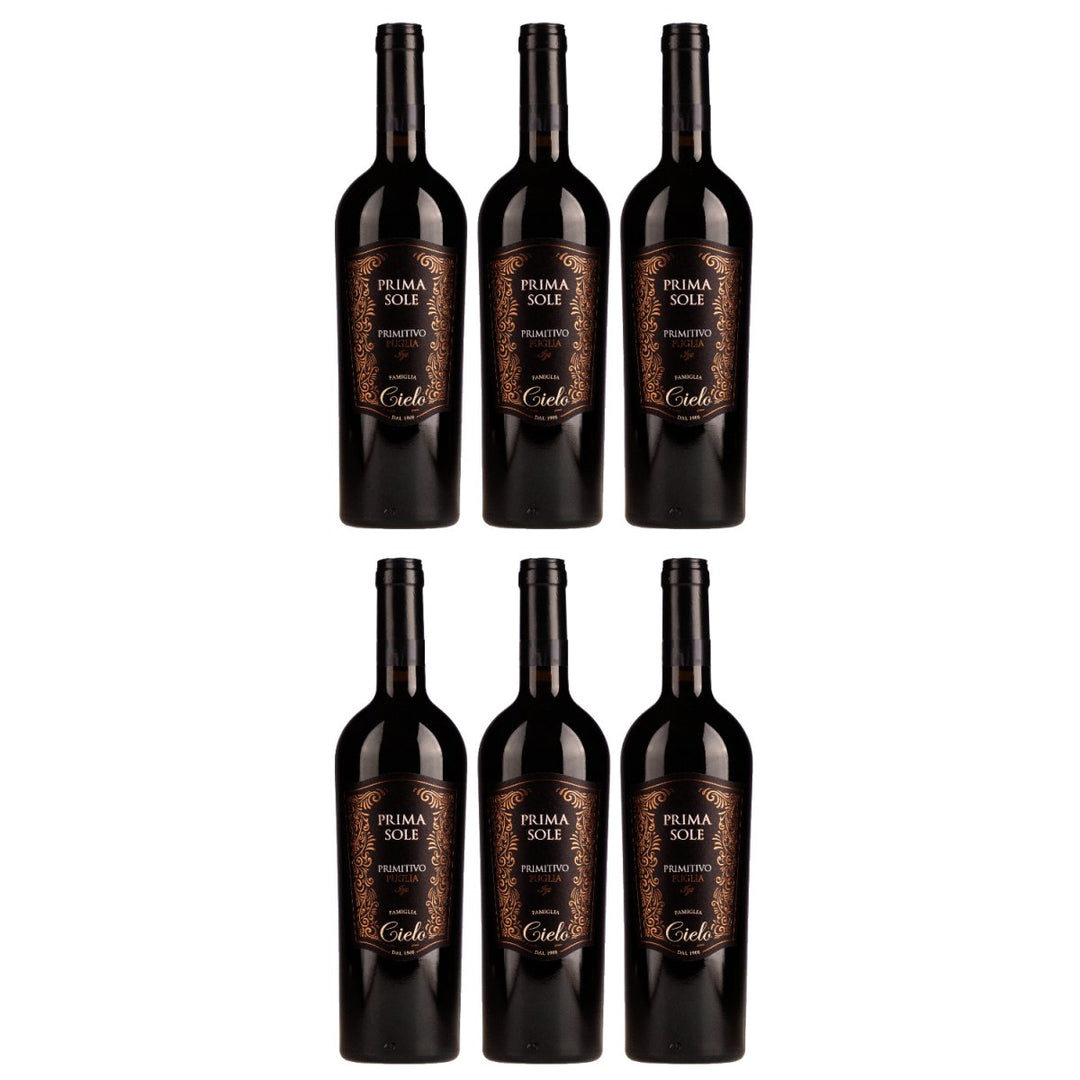 Cielo e Terra Primasole Primitivo Puglia IGT Rotwein Rot Trocken Italien (6 x 0,75l) - Versanel - 