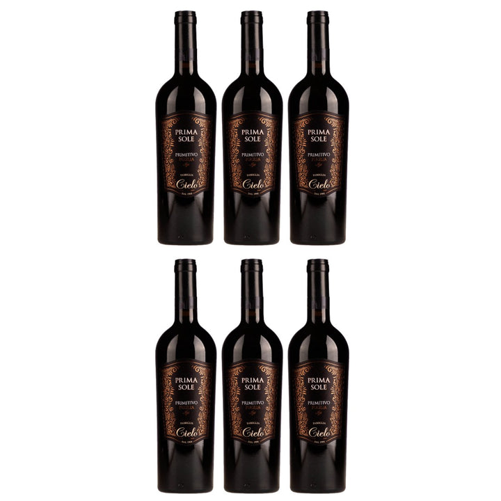 Cielo e Terra Primasole Primitivo Puglia IGT Rotwein Rot Trocken Italien (6 x 0,75l) - Versanel - 