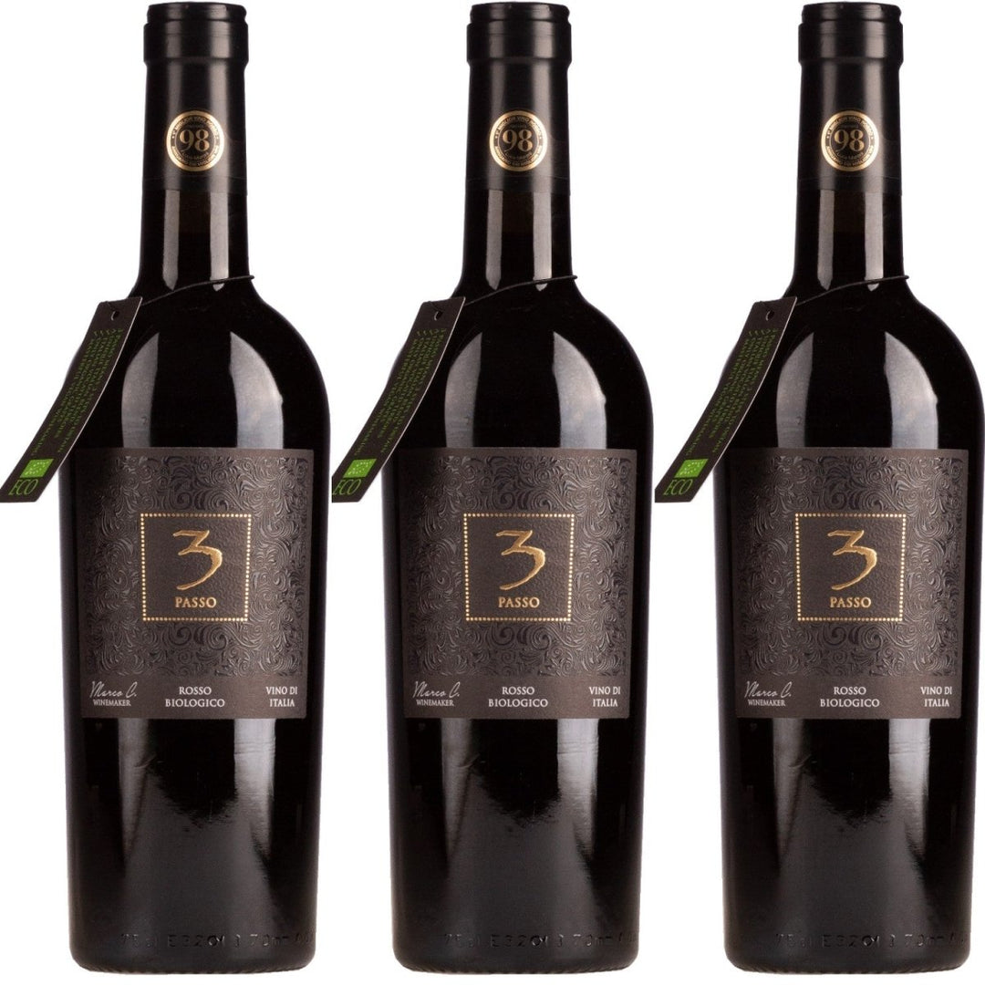 Cielo e Terra Tre Passo Bio Rosso Rotwein Rot Trocken Italien (3 x 0,75l) - Versanel - 