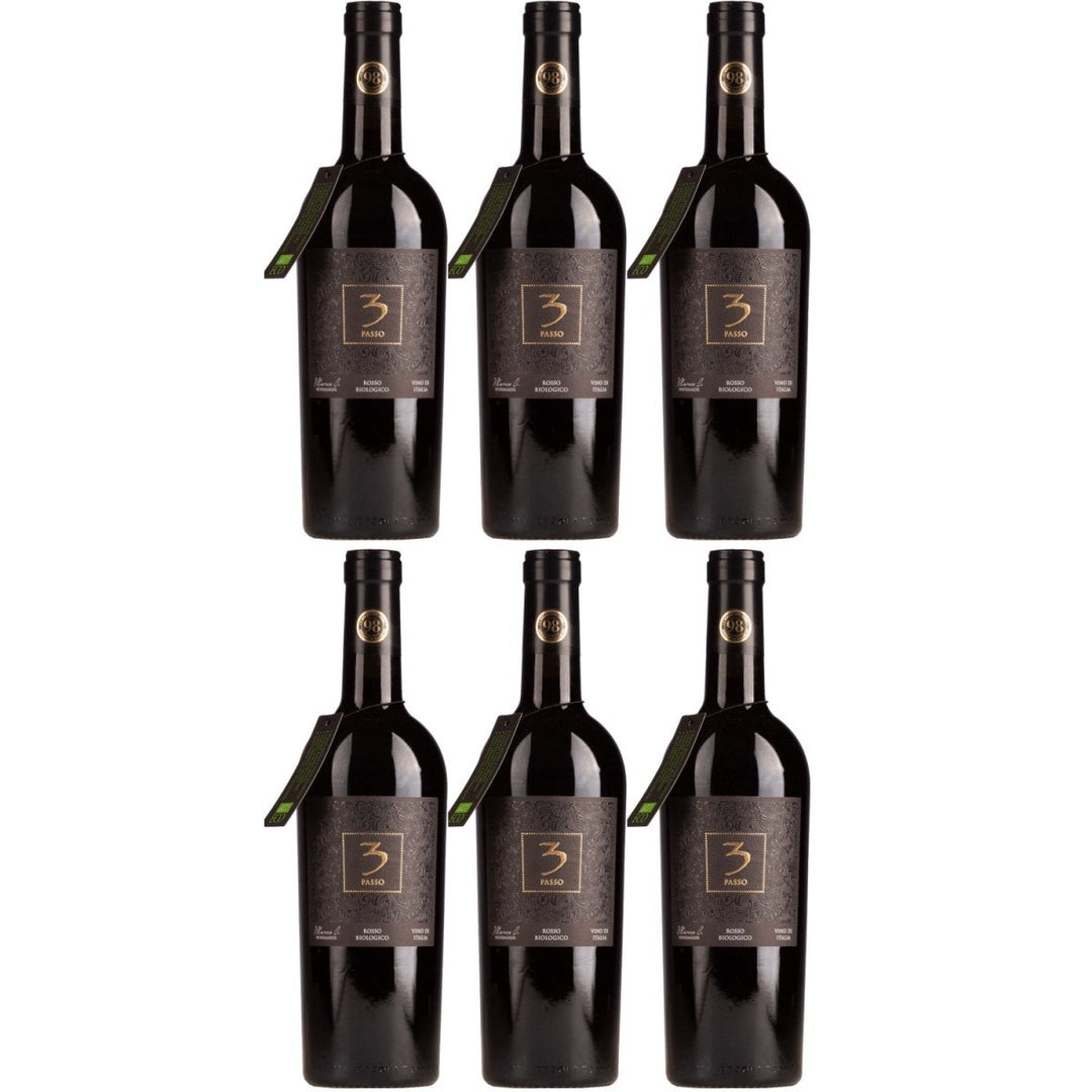 Cielo e Terra Tre Passo Bio Rosso Rotwein Rot Trocken Italien (6 x 0,75l) - Versanel - 