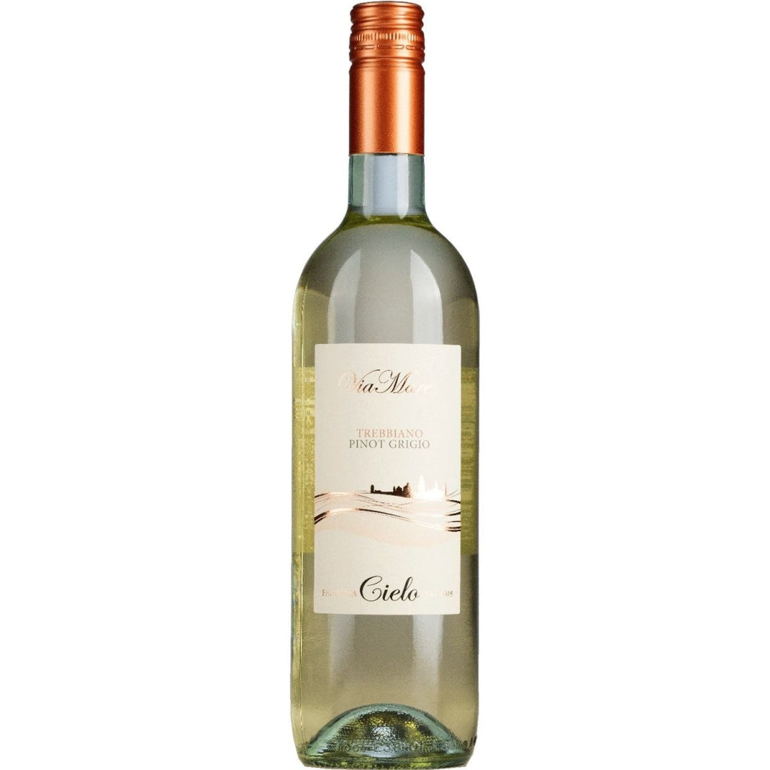 Cielo e Terra Trebbiano Pinot Grigio Weisswein Trocken Weiß Italien (1 x 0,75l) - Versanel - 