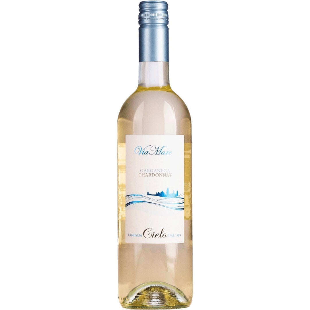 Cielo e Terra Via Mare Garganega Chardonnay Weisswein Trocken Weiß Italien (1 x 0,75l) - Versanel - 