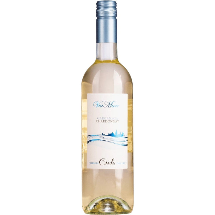 Cielo e Terra Via Mare Garganega Chardonnay Weisswein Trocken Weiß Italien (6 x 0,75l) - Versanel - 