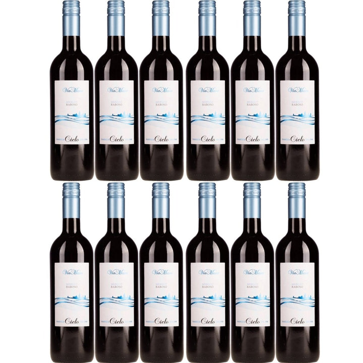 Cielo e Terra Via Mare Merlot Raboso Cuvée IGT Rotwein Rot Trocken Italien (12 x 0,75l) - Versanel - 