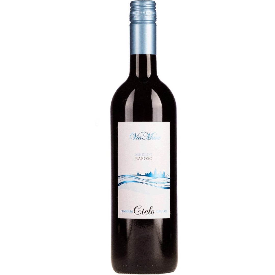 Cielo e Terra Via Mare Merlot Raboso Cuvée IGT Rotwein Rot Trocken Italien (12 x 0,75l) - Versanel - 