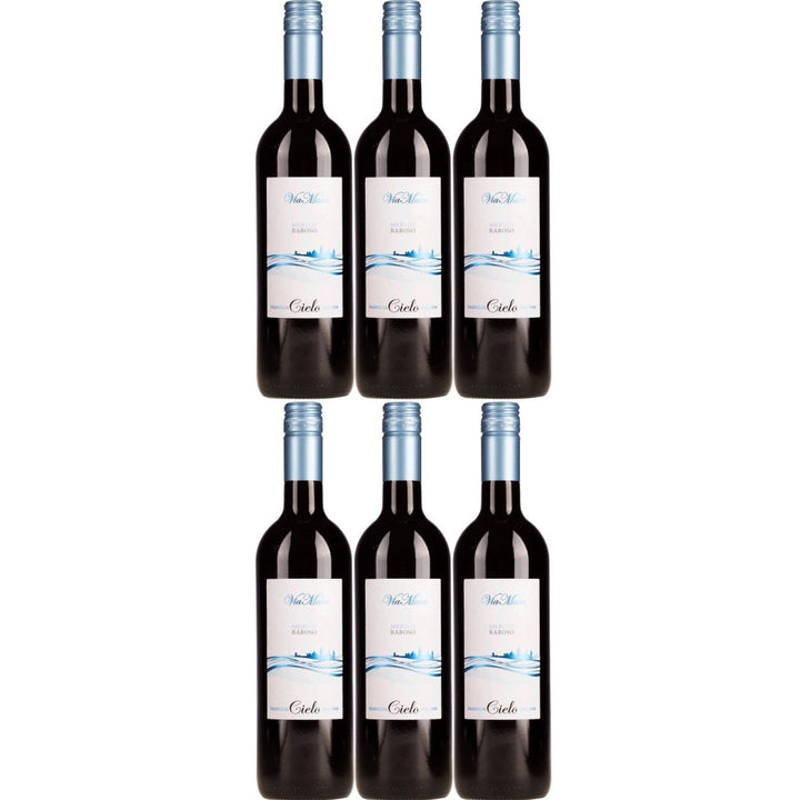 Cielo e Terra Via Mare Merlot Raboso Cuvée IGT Rotwein Rot Trocken Italien (6 x 0,75l) - Versanel - 
