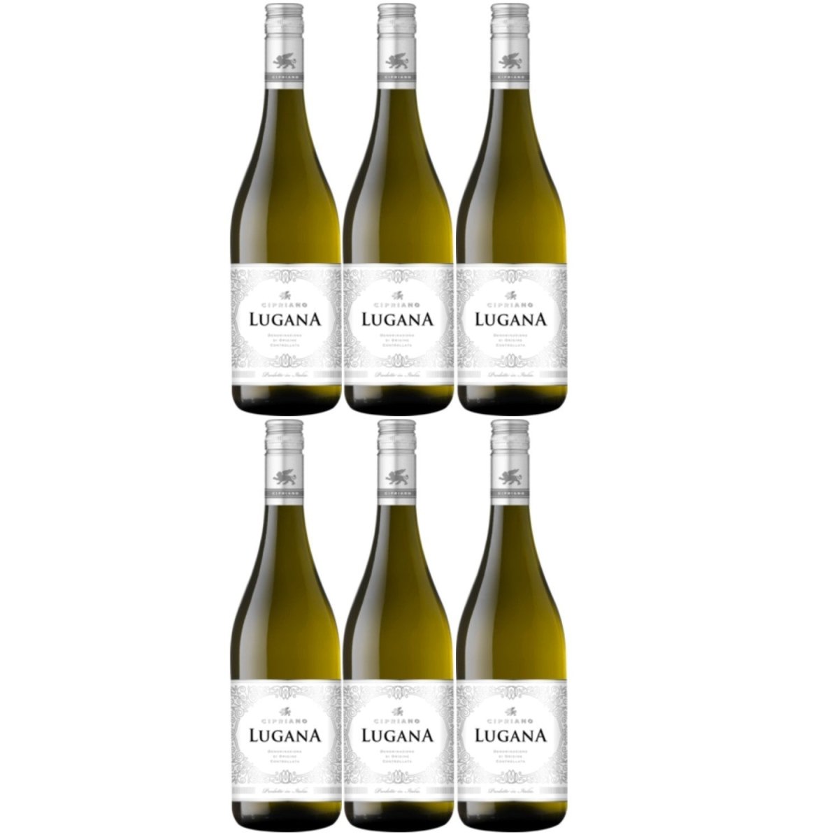 Cipriano Lugana Weißwein italienischer Wein trocken DOC Italien (6 x 0.75l) - Versanel -