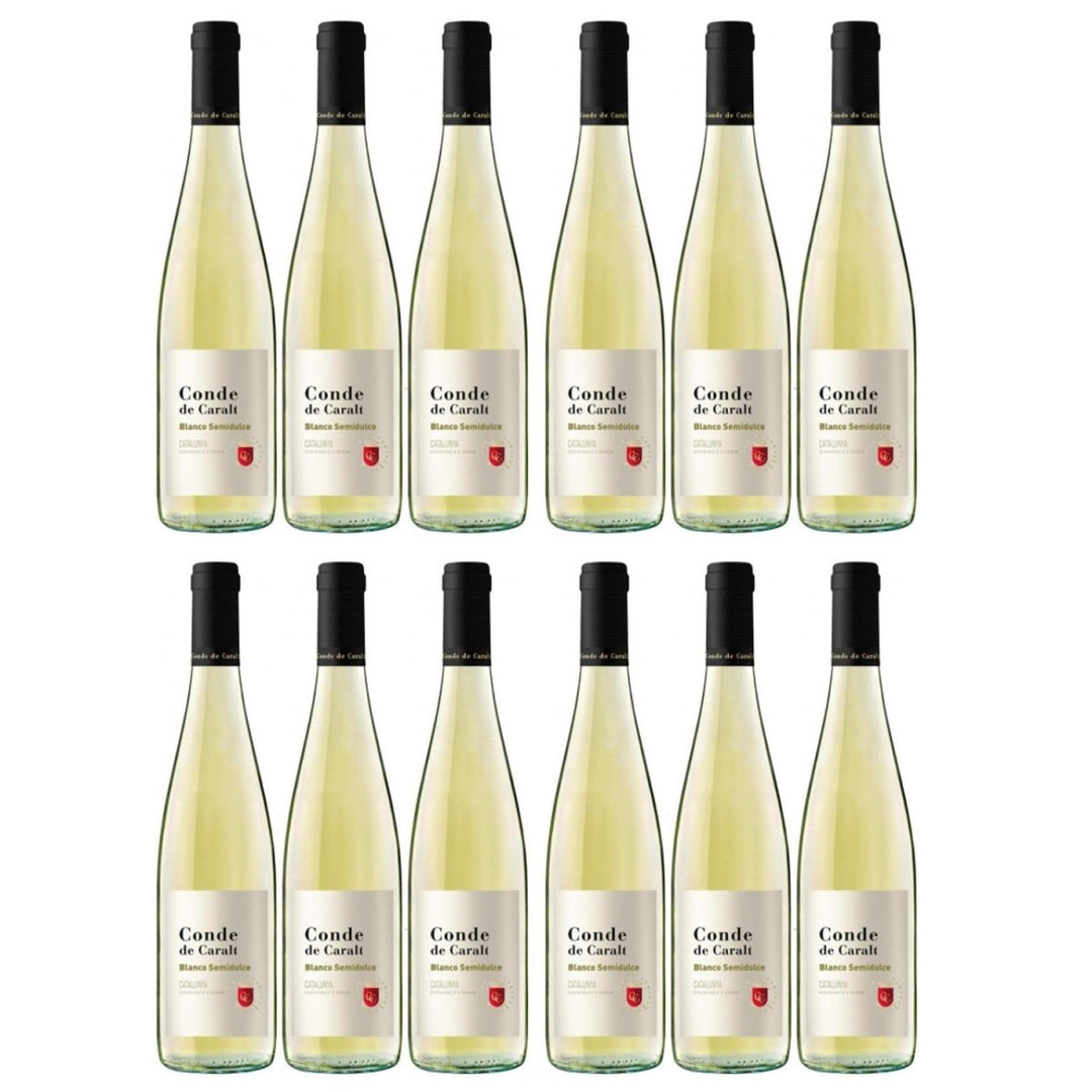 Conde de Caralt Blanco Semidulce Weisswein Wein Spanien (12 x 0,75l) - Versanel - 